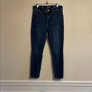 J. Crew Women's Midnight Blue Skinny Jeans